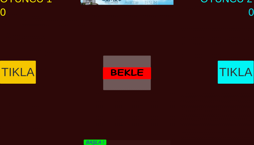 2 Kişilik Refleks Oyunu Güncellendi